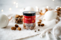 Dóza Vánoční mandle v mléčné čokoládě a skořici 200 g 